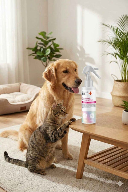 Spray de control de olores para gatos y perros SmartPet+ 250ml