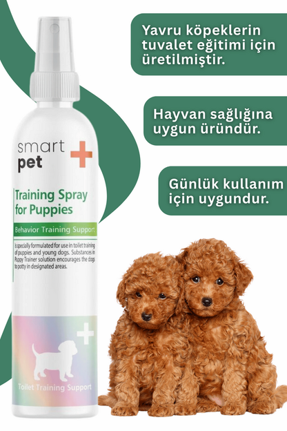 SmartPet + Spray d'apprentissage de la propreté pour chiots intérieur & extérieur 100ml