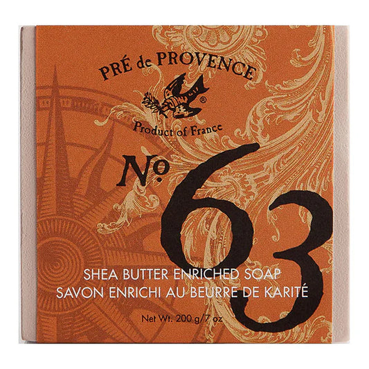 Pre De Provence No 63 Men's Cube Bar Soap 200g Bar Soap Pasteur Pharmacy