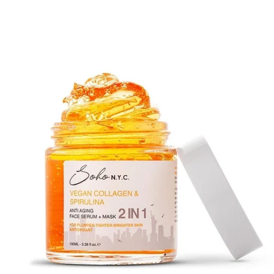 Soho N.Y.C. Anti-Aging 2-in-1 Face Serum and Mask 100ml