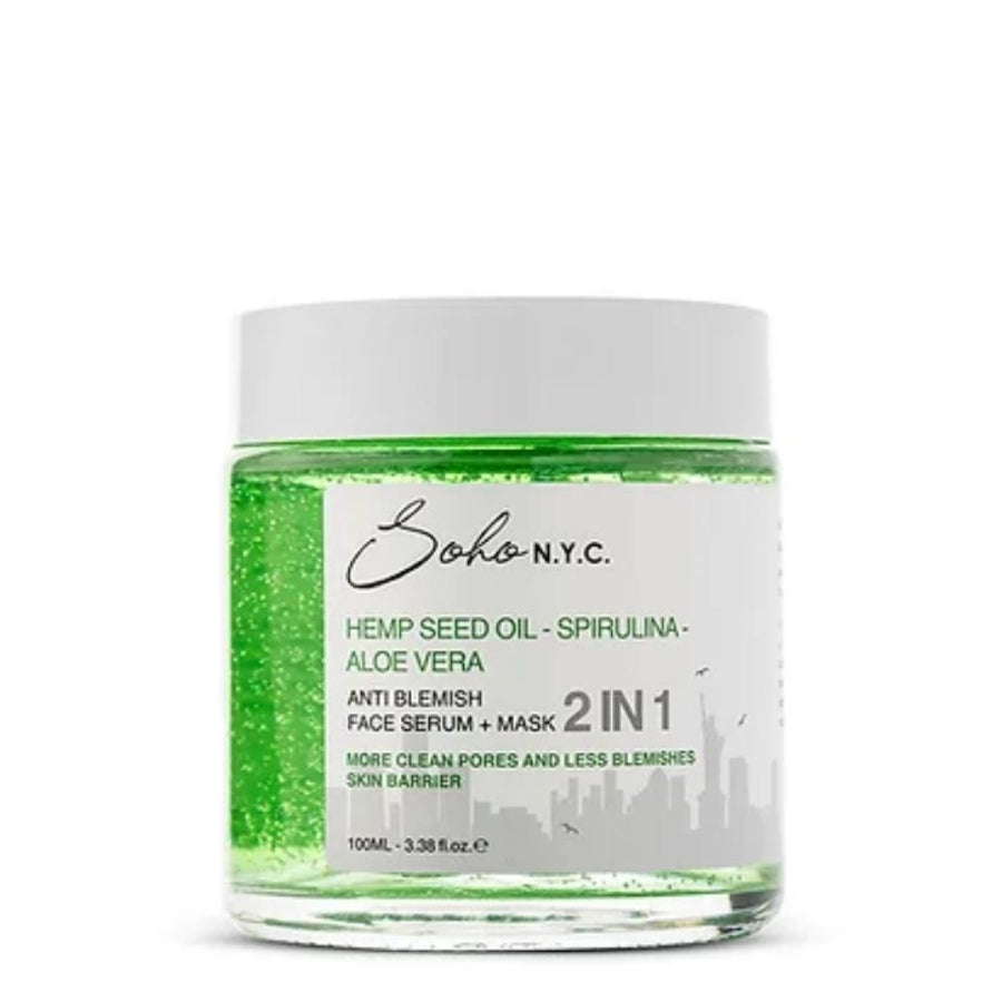 Soho N.Y.C. Anti Blemish 2in1 Face Serum & Mask 100ml