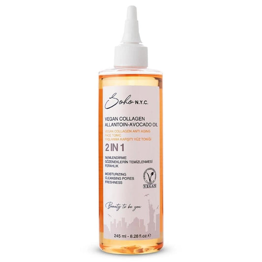 Soho N.Y.C Anti-Aging Vegan Collagen Face Tonic 245ml