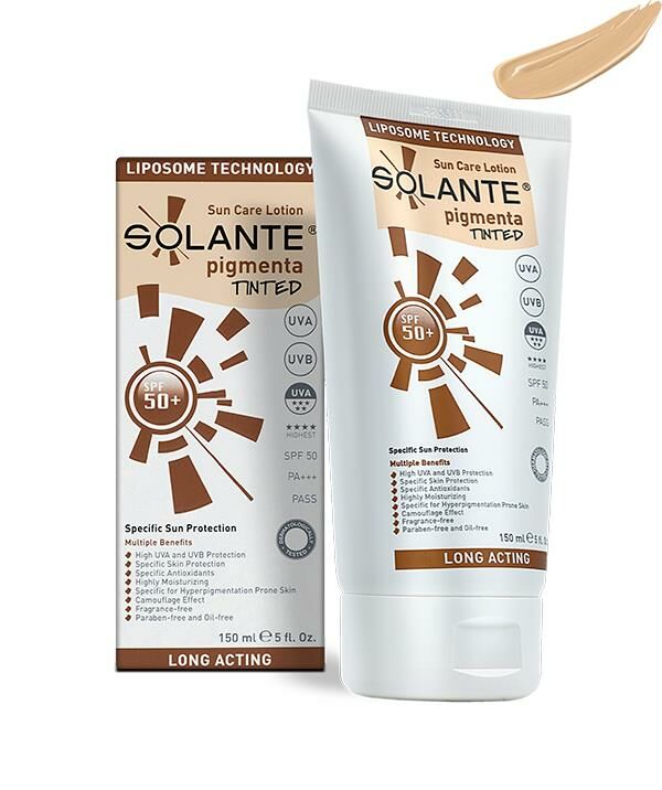 Solante Pigmenta Protector Solar con Color FPS 50+ 150ml