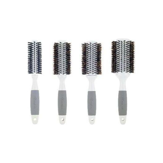 Ceramic Barrel Round Boar Bristle Hair Brush for Thick Hair Hair Brush Pasteur Pharmacy