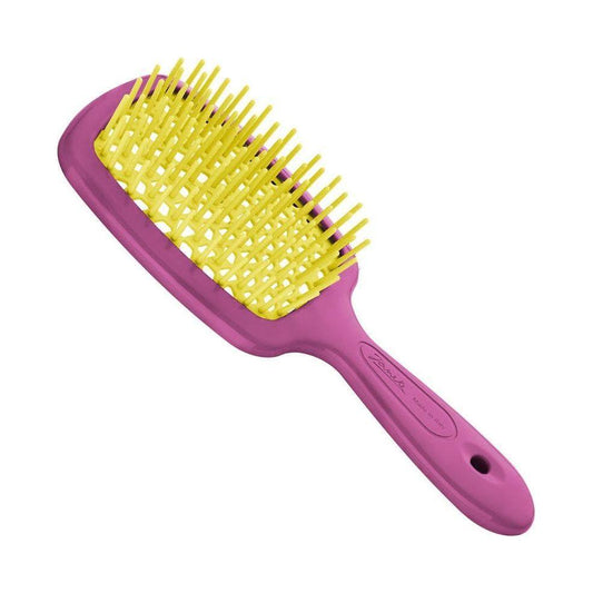 Janeke Superbrush Small Fuchsia/Yellow – Model No. 86SP234 FY- Hair Brush Pasteur Pharmacy