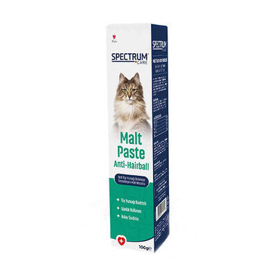 Pâte de malt anti-boules de poils pour chats Spectrum 100g
