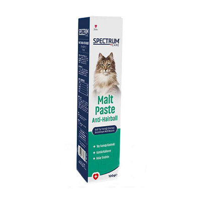 Pâte de malt anti-boules de poils pour chats Spectrum 100g
