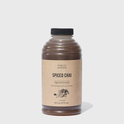 Organic Spiced Chai Concentrate Grocery Public Goods