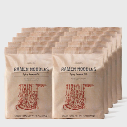 Spicy Sesame Oil Ramen Noodles Grocery Public Goods 50 pack