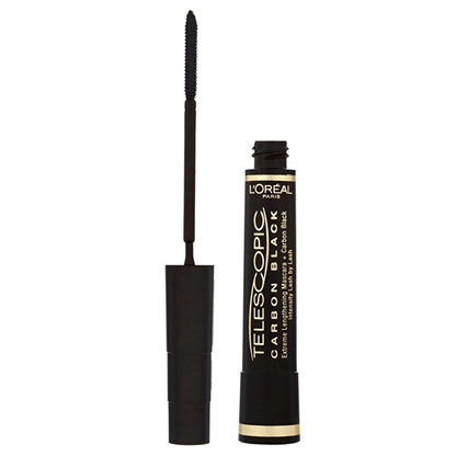 Mascara L'Oréal Paris Telescopic Carbon Black – Formule allongeante et volumatrice pour un regard spectaculaire