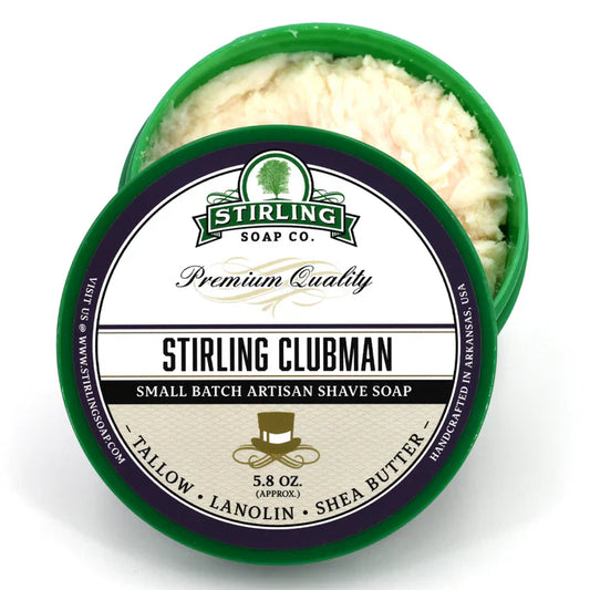 Stirling Soap Co. Clubman Shaving Collection Shaving Set Pasteur Pharmacy Shaving Soap Jar 5.8oz