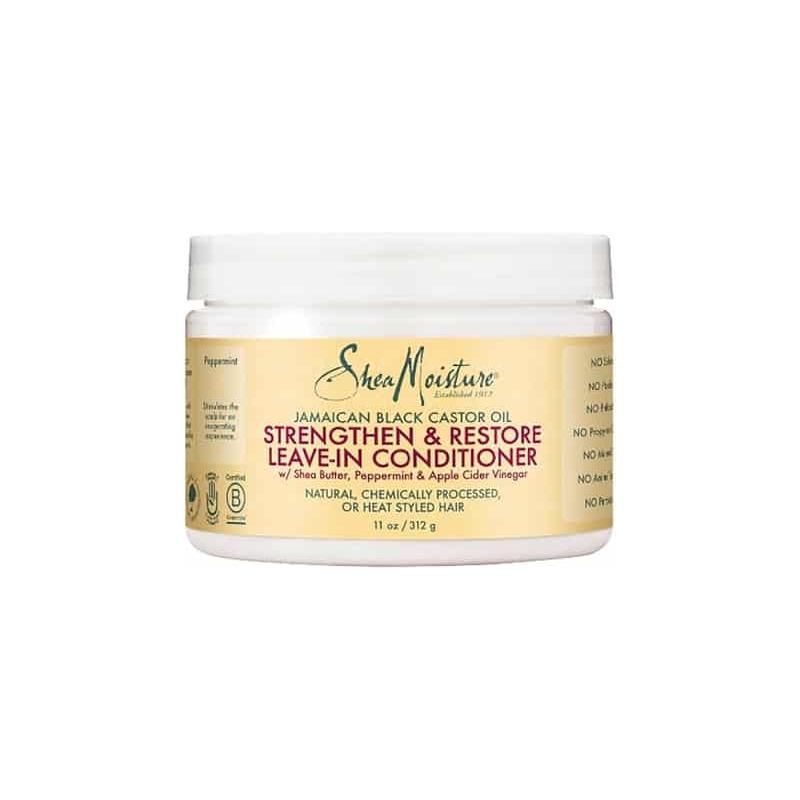 SheaMoisture Jamaican Black Castor Oil Leave-In Conditioner Strengthen & Restore 312g Leave-In Conditioner Pasteur Pharmacy