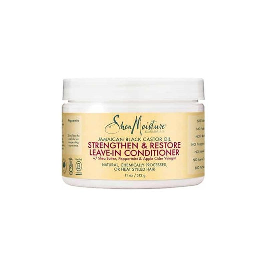 SheaMoisture Jamaican Black Castor Oil Leave-In Conditioner Strengthen & Restore 312g Leave-In Conditioner Pasteur Pharmacy