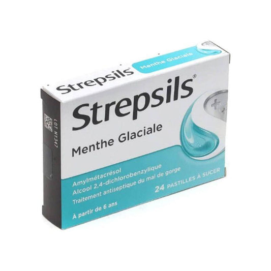 Strepsils Cool Lozenges Sore Throat Relief Pack of 24 Sore Throat Relief Pasteur Pharmacy