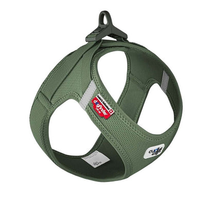 Arnés con cierre Curli Vest de malla transpirable para perros, color musgo, XL