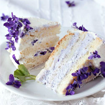 Violetas confitadas