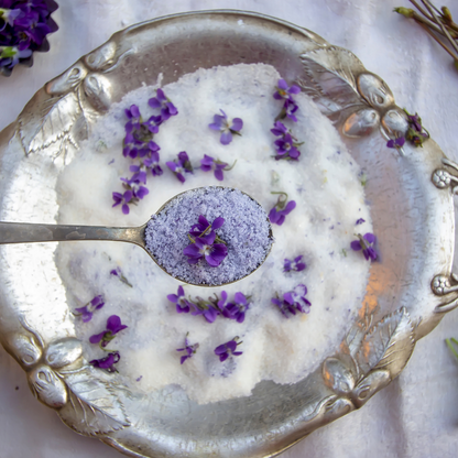 Violetas confitadas