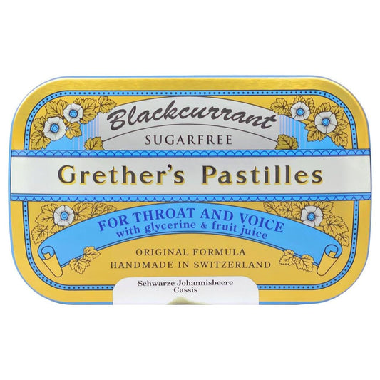 Grether's: Black Currant Pastilles Sugarfree, 15 oz Pastilles Pasteur Pharmacy