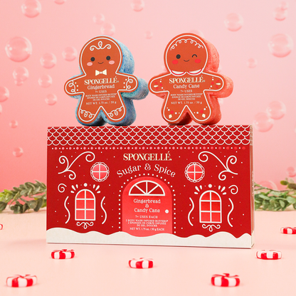 Sugar & Spice | Juego de regalo de jengibre navideño