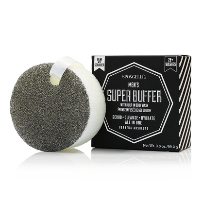 Estropajo superresistente para hombre (20 unidades) | Estropajo negro