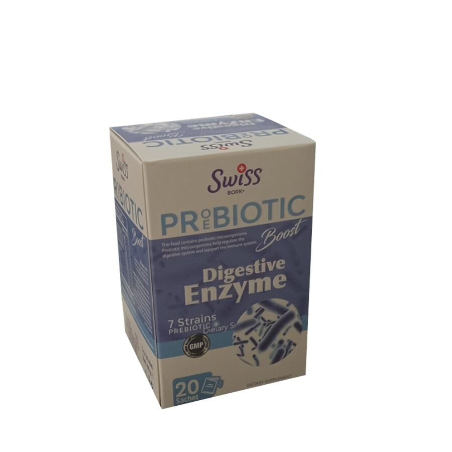 Swiss Bork Probiotic Boost & Digestive Enzyme Support 20 Sachets