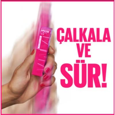 Labial líquido Maybelline Super Stay Vinyl Ink - Color de labios de larga duración con acabado vinilo, tono 145 Rogue