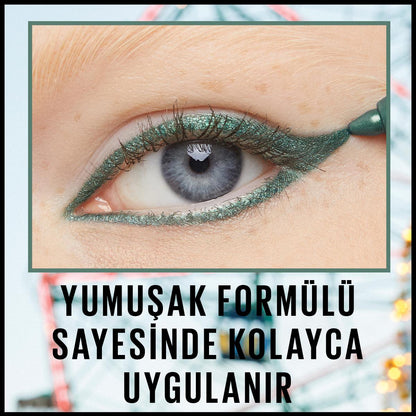 Delineador de ojos en gel Maybelline Tattoo Liner 302 Ultra Pink: delineador de larga duración y resistente al agua para un color de ojos intenso