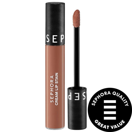 Fenty Beauty Cream Lip Stain: labial líquido hidratante de larga duración para mujer, vegano, libre de crueldad animal y a prueba de transferencias