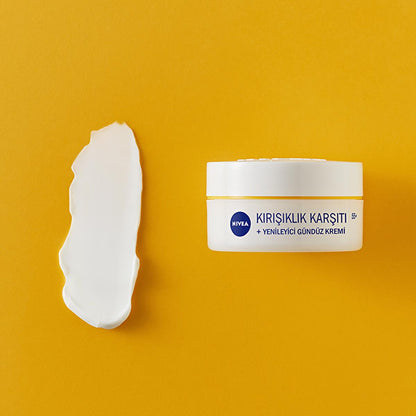 Crème visage anti-rides Nivea pour peaux matures 55+ - Hydratation profonde et protection UV
