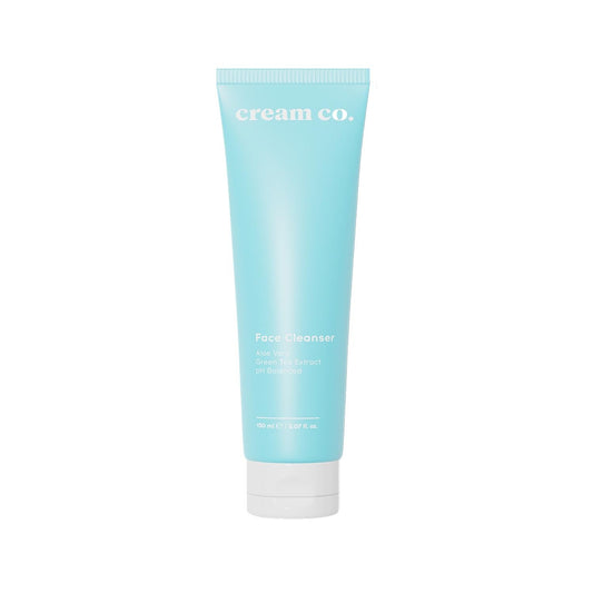 Nettoyant visage Cream Co. - Gel crème doux 150 ml pour peaux sensibles - Soin du visage et cosmétique