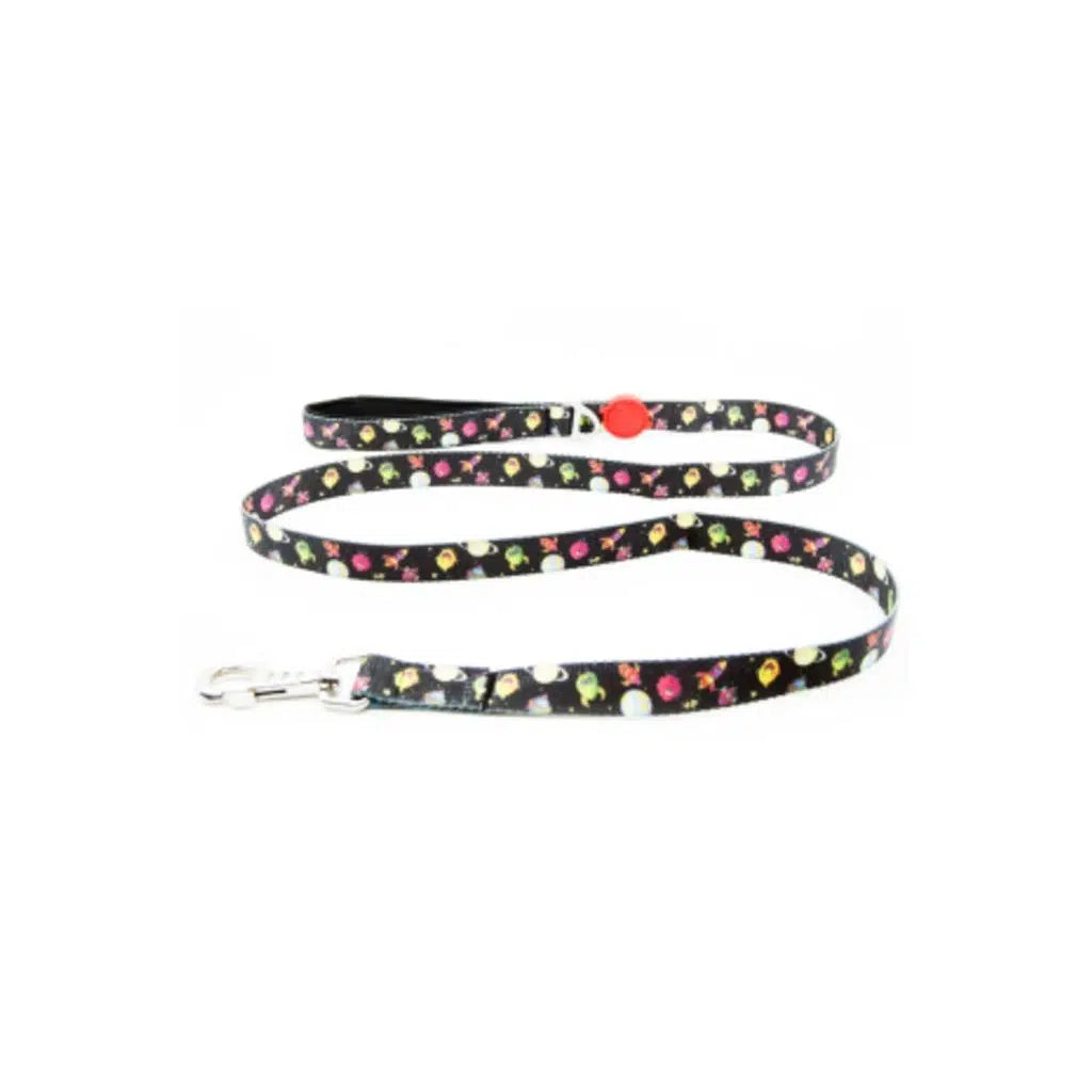 Correa para perro Tailpetz Space, correa diaria duradera, 120 cm x 2 cm