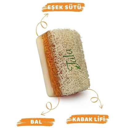 Savon exfoliant au lait d’ânesse et au miel Tala pour une peau lisse 120g