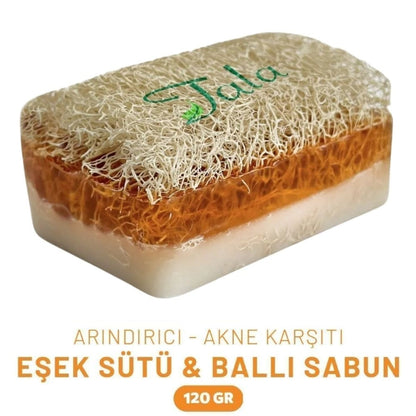 Savon exfoliant au lait d’ânesse et au miel Tala pour une peau lisse 120g