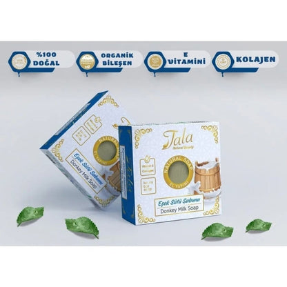 Savon au lait d'ânesse Tala, nettoyant lissant naturel pour la peau, 150 g