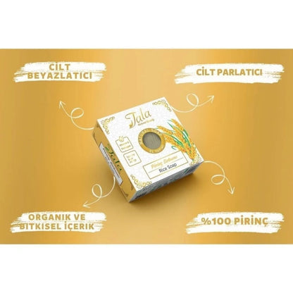 Savon de riz éclaircissant naturel pour la peau Tala 150 g