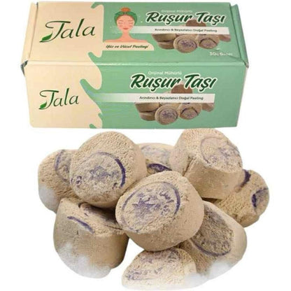 Ensemble de 6 pierres exfoliantes naturelles Tala Rusur Tasi