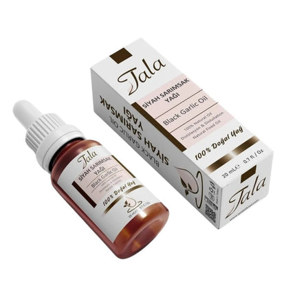 Huile d'ail noir Tala, soin du cuir chevelu pressé à froid, 20 ml