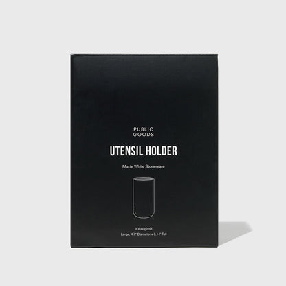 Tall Stoneware Utensil Holder Public Goods