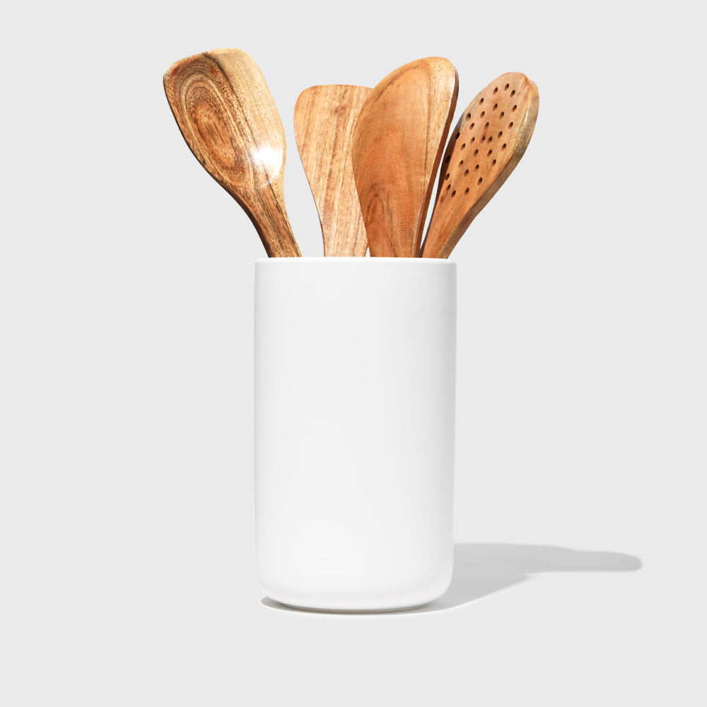Tall Stoneware Utensil Holder Public Goods