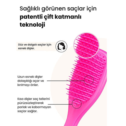 Cepillo para el cabello Tangle Teezer The Ultimate Detangler en color Runway Pink