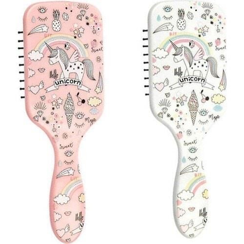 Brosse à cheveux carrée Lionesse Unicorn pour un démêlage en douceur, 1 pièce