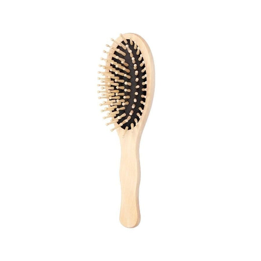 Brosse à cheveux ovale en bois Lionesse pour un coiffage lisse, 1 pièce