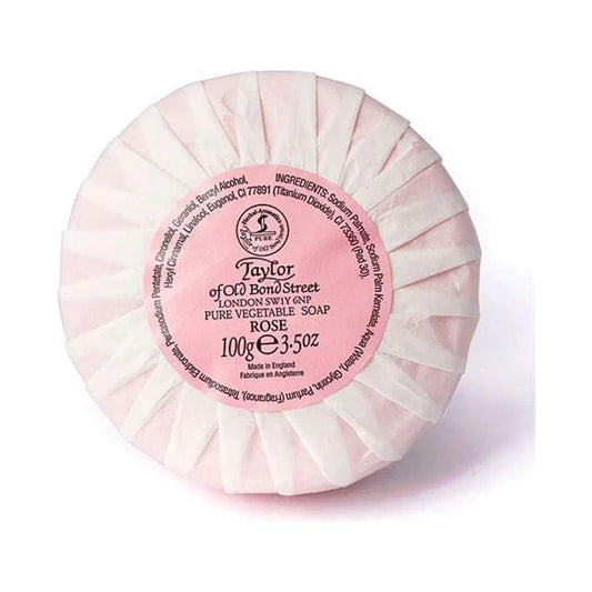 Taylor of Old Bond Street Rose Pure Vegetable Soap 100g Soap Pasteur Pharmacy