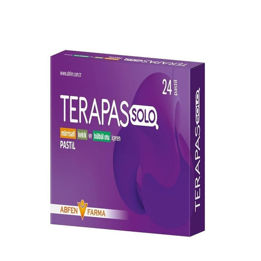 Pastillas para la garganta Abfen Farma Terapas Solo Herbal, 24 unidades