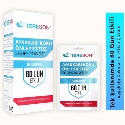 Polvo desodorante para calzado Tereson, neutralizador de olores 10 x 10 g