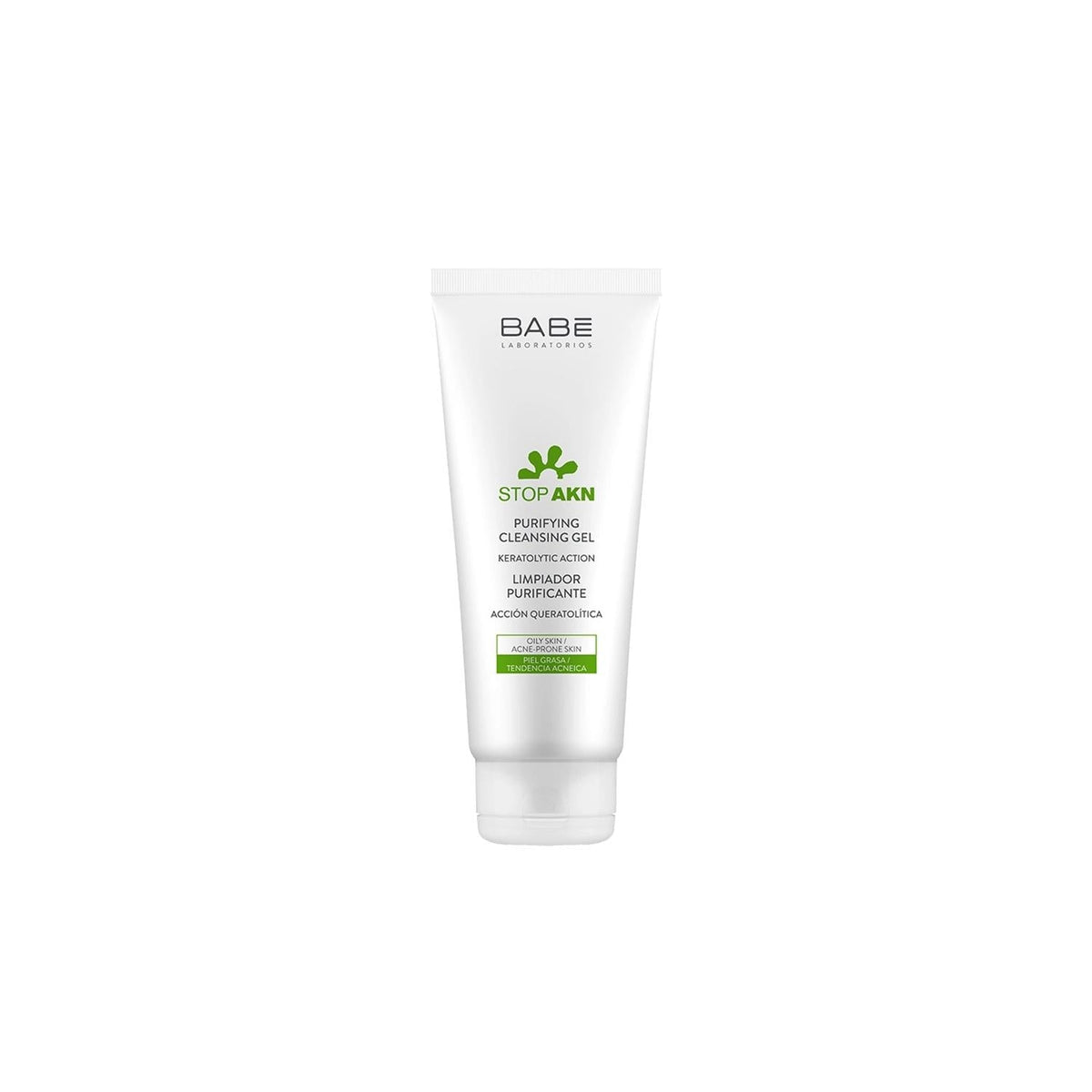 Babe Stop Akn Purifying Cleansing Gel: Gentle Acne Face Wash for Clearer Skin | Targets Blemishes, Removes Impurities, 100ml / 3.38 fl oz