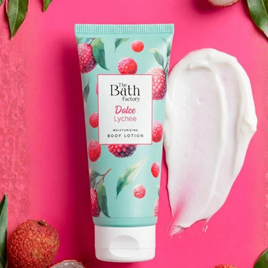 The Bath Factory Dolce Lychee Body Lotion for Soft Skin 200 ml