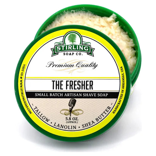 Stirling Soap Co. The Fresher Shaving Collection Shaving Set Pasteur Pharmacy Shaving Soap 5.8oz