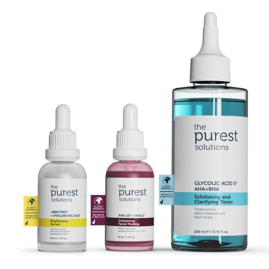 The Purest Solutions Brightening & Pore Refining Skincare Set 3-Piece