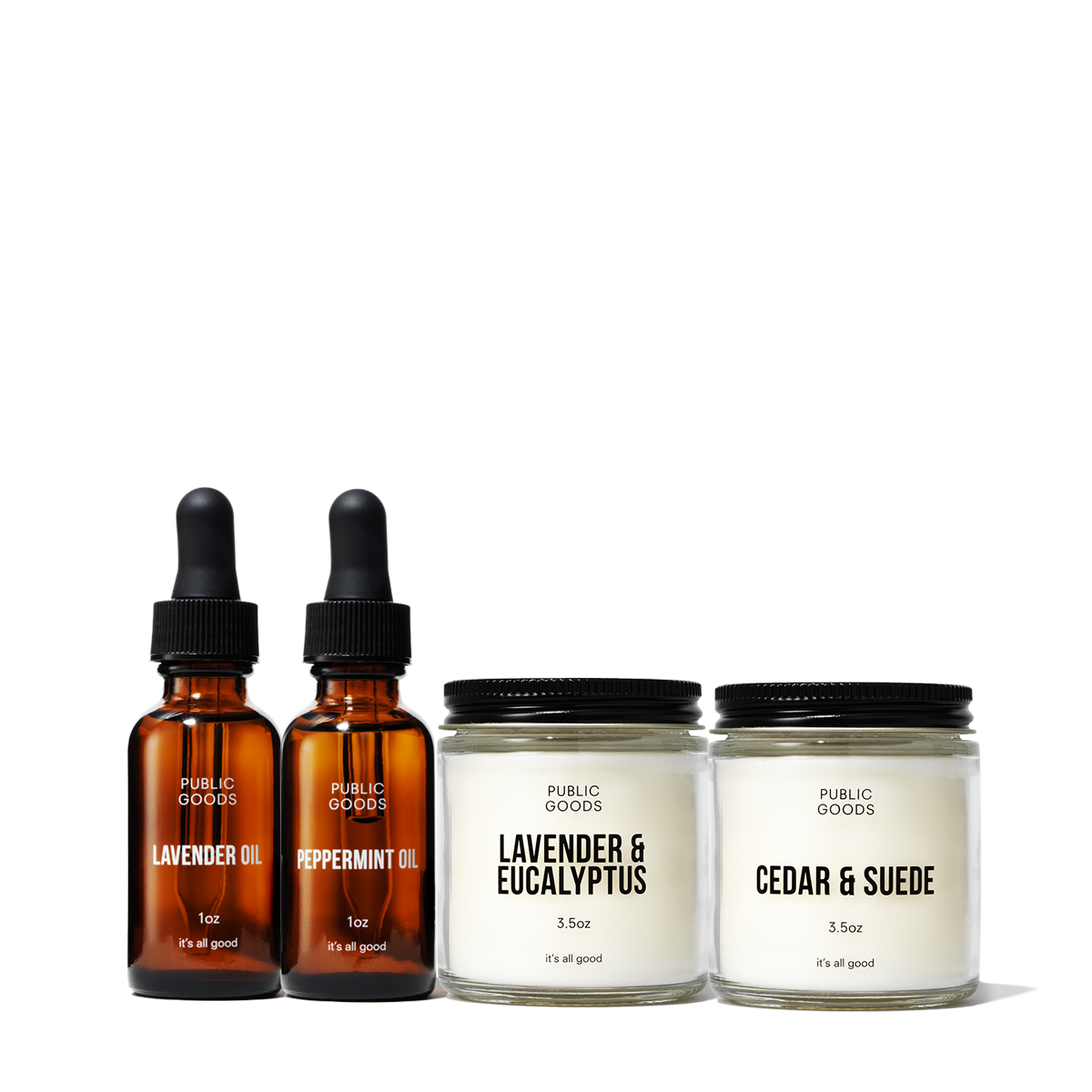 Therapeutic Scents Product Set Public Goods